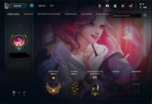 Conta Lol Skin Ultimate Gold 4 - League of Legends