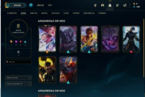 Conta Lol Skin Ultimate Gold 4 - League of Legends