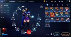 Mir4 conta Level 90 Lanceiro (classe/subclasse) (SA 64)