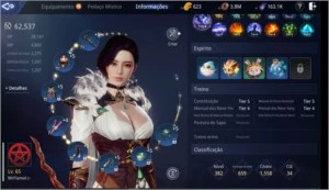 Conta MIR4 SA93 - LVL 60 / 61 power