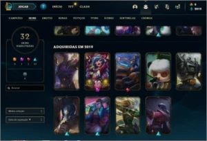 conta top , mais de 140 camps!   32 skins    ! - League of Legends LOL