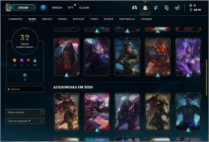 conta top , mais de 140 camps!   32 skins    ! - League of Legends LOL