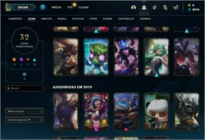 conta top , mais de 140 camps!   32 skins    ! - League of Legends LOL