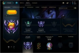 CONTA DIAMANTE 1 SEASON 2 - League of Legends LOL