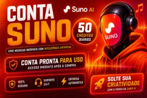 Suno Ai | 50 - 100 - 200 Créditos Diários | Entrega Automáti - Inteligência Artificial