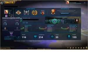 Conta Master de SMITE, BARATO!