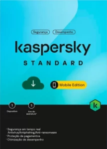 Kasperksy Standard Android Licença 1 ano Chave de ativação