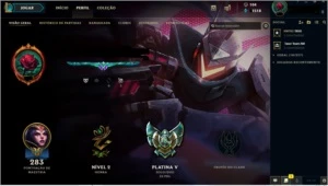 Conta Plat5/107 champ/barata - League of Legends LOL
