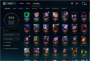 Conta de lol na md10 - League of Legends