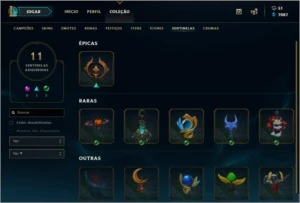 Conta de lol na md10 - League of Legends