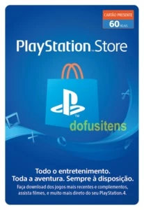 Gift Card Playstation Network- PSN R$ 60 Reais - Gift Cards