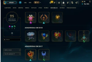 Conta 2017 Platina 135 skins 1Ultimate Miss Fortune - League of Legends LOL