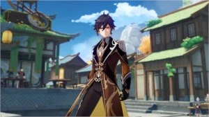 Conta Genshin Zhongli+Razor+Noelle+Fischl AR5 - Genshin Impact