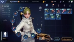 Conta Mir4 SA84 lvl 60 e 61k de power
