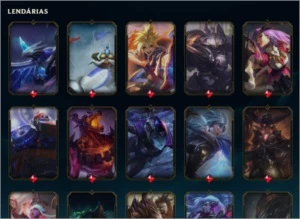 vendo conta league of legends com muitas skins e maestrias LOL