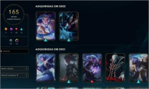 vendo conta league of legends com muitas skins e maestrias LOL