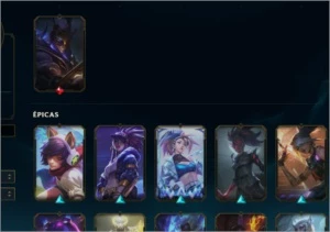 vendo conta league of legends com muitas skins e maestrias LOL