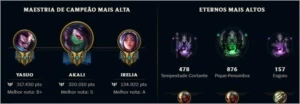 vendo conta league of legends com muitas skins e maestrias LOL