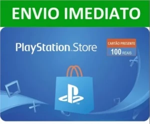 Gift Card Playstation 100 reais - Gift Cards