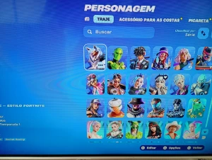 Conta de fortnite com 309 skins