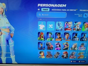Conta de fortnite com 309 skins