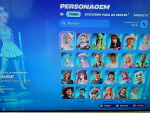 Conta de fortnite com 309 skins