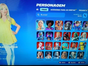 Conta de fortnite com 309 skins