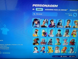 Conta de fortnite com 309 skins