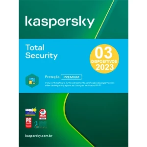 Kaspersky Antivírus - 3 Dispositivos - 365 Dias - Softwares e Licenças