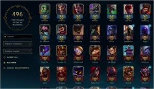 Conta D1 com borda de mestre - League of Legends LOL