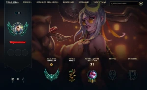 Conta Platina 2 - League Of Legends LOL