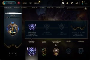 conta diamante 2  League of Legends BR LOL