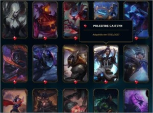 Conta LOL 582 Skins - Ouro 4 - League of Legends