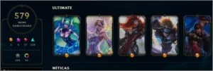 Conta LOL 582 Skins - Ouro 4 - League of Legends
