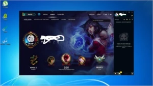 Conta prata 1,com borda ouro e 69 champs e 15 skins - League of Legends LOL