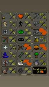 Main account lvl 91/ total leve 153* - Runescape RS