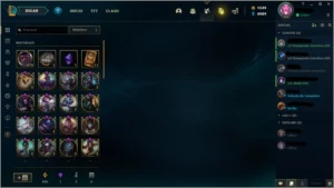 MESTRE FULL CHAMP COM SKINS RARAS - League of Legends LOL
