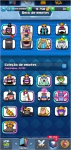 ACC Clash Royale Nível 13 / 102 Cards + Passe