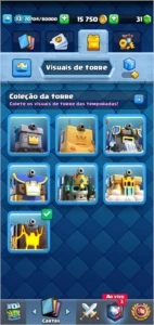 ACC Clash Royale Nível 13 / 102 Cards + Passe