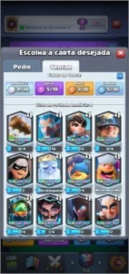 ACC Clash Royale Nível 13 / 102 Cards + Passe