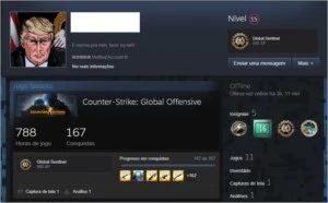 Conta Counter-Strike Global Offensive - Counter Strike CS