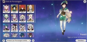 VENTI + DILUC + JEAN RANK 45+ - Genshin Impact