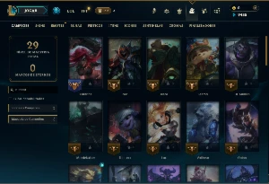 Platina 4 com 55 Champs e 2 Skins - League of Legends LOL