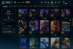 Platina 4 com 55 Champs e 2 Skins - League of Legends LOL