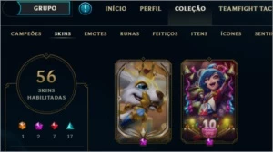 Conta de League of Legends TOP SKINS RARAS LOL