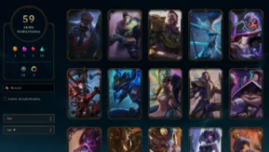 Conta League of Legends Full Acesso 59 Skins Main Sup LOL