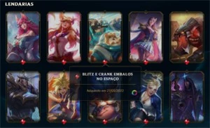 Conta de Lol - Ouro IV, 224 skins. - League of Legends