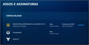 Conta battle.net com Overwatch, World of Warcraft e Destiny - Blizzard