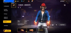 conta de free fire muito gemada