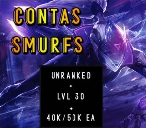Contas Smurf League of legends UNRANKED LOL